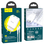 Wall charger “N5 Favor” PD20W + QC3.0 EU set with cable