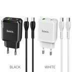 Wall charger “N5 Favor” PD20W + QC3.0 EU set with cable