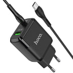 Wall charger “N5 Favor” PD20W + QC3.0 EU set with cable