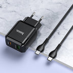Wall charger “N5 Favor” PD20W + QC3.0 EU set with cable