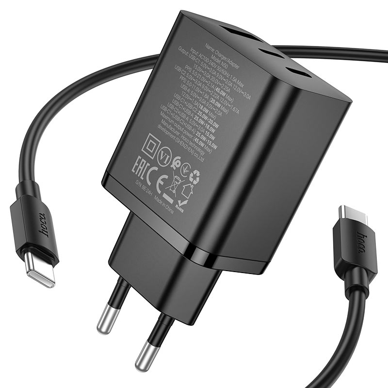 Wall charger “N50 Scenery” PD45W EU cable set