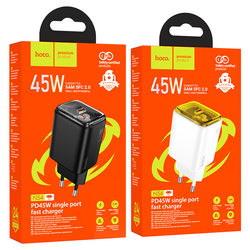 Wall charger “N54 Monsoon” PD45W EU
