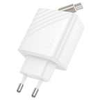 Wall charger “N57 Full” PD20W EU retractable cable