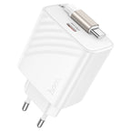 Wall charger “N57 Full” PD20W EU retractable cable
