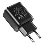 Wall charger “N6 Charmer” dual port QC3.0 EU set with cable
