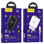 Wall charger “N6 Charmer” dual port QC3.0 EU set with cable