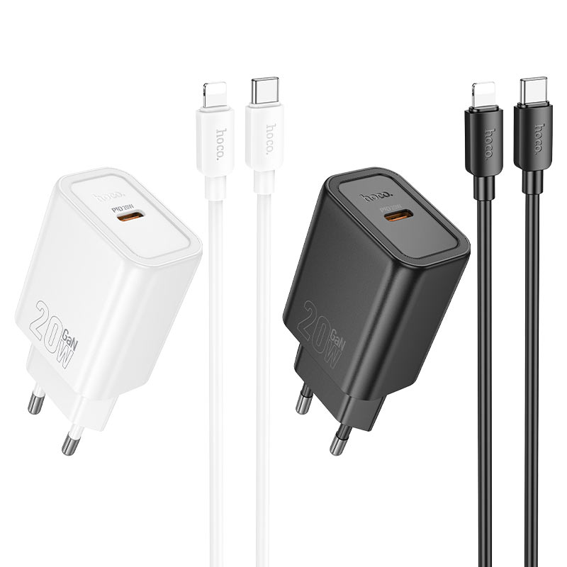 Wall charger “N60 Gentle” PD20W EU cable set