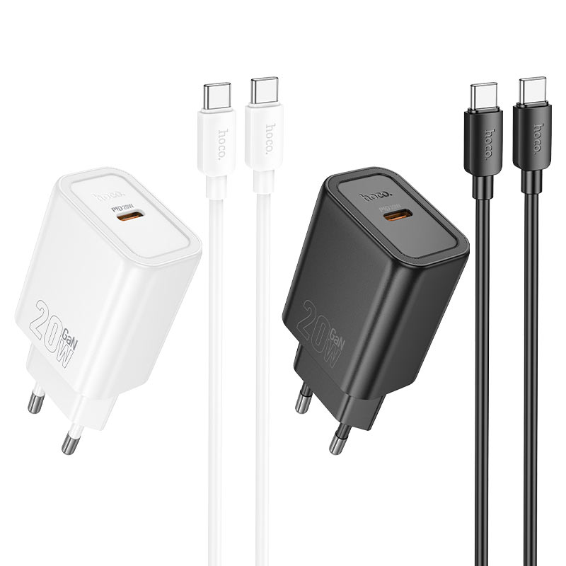 Wall charger “N60 Gentle” PD20W EU cable set