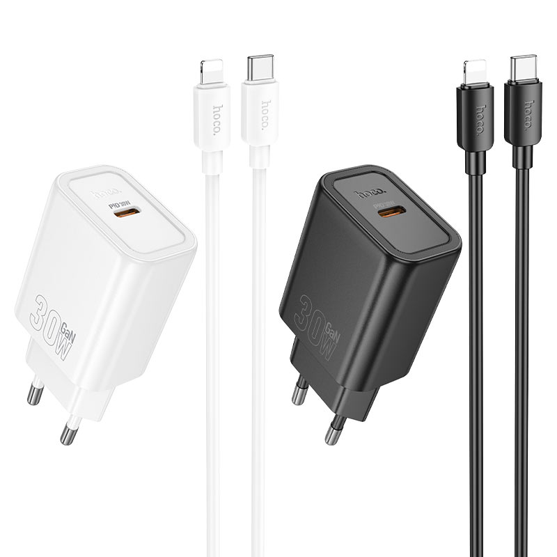 Wall charger “N62 Gentle” PD30W EU cable set
