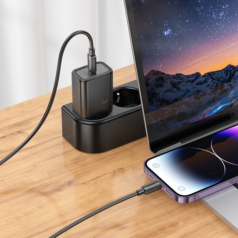 Wall charger “N62 Gentle” PD30W EU cable set