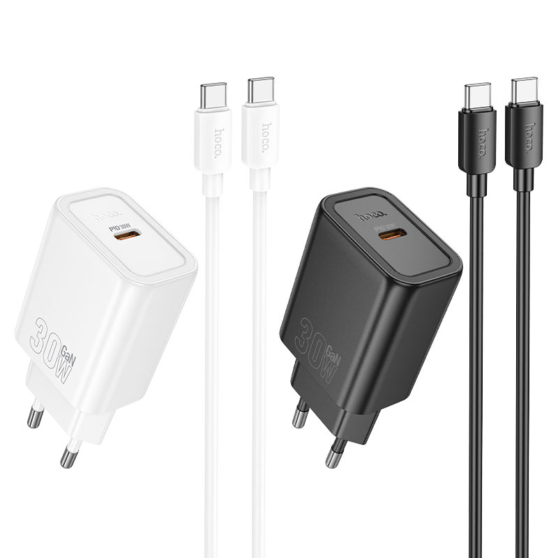 Wall charger “N62 Gentle” PD30W EU cable set