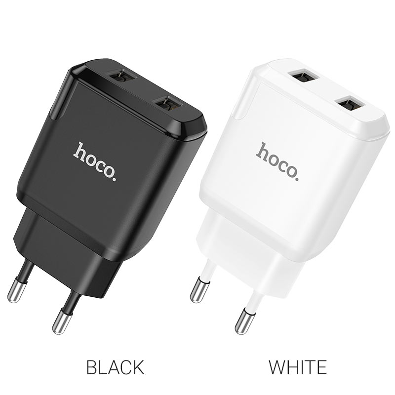 Wall charger “N7 Speedy” dual port EU set with cable