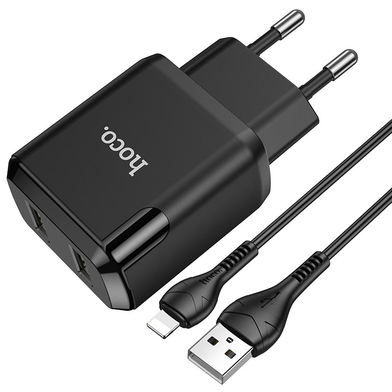 Wall charger “N7 Speedy” dual port EU set with cable
