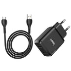 Wall charger “N7 Speedy” dual port EU set with cable