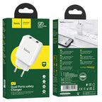 Wall charger “N7 Speedy” dual port EU set with cable