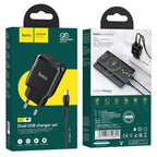 Wall charger “N7 Speedy” dual port EU set with cable