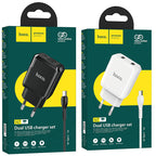 Wall charger “N7 Speedy” dual port EU set with cable
