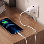 Wall charger “N8 Briar” dual port EU set with cable