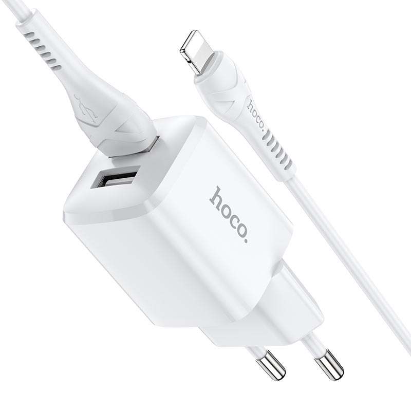 Wall charger “N8 Briar” dual port EU set with cable