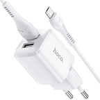 Wall charger “N8 Briar” dual port EU set with cable