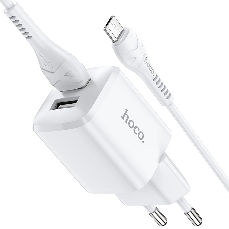 Wall charger “N8 Briar” dual port EU set with cable