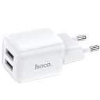 Wall charger “N8 Briar” dual port EU set with cable