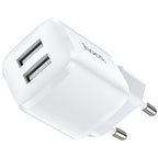 Wall charger “N8 Briar” dual port EU set with cable