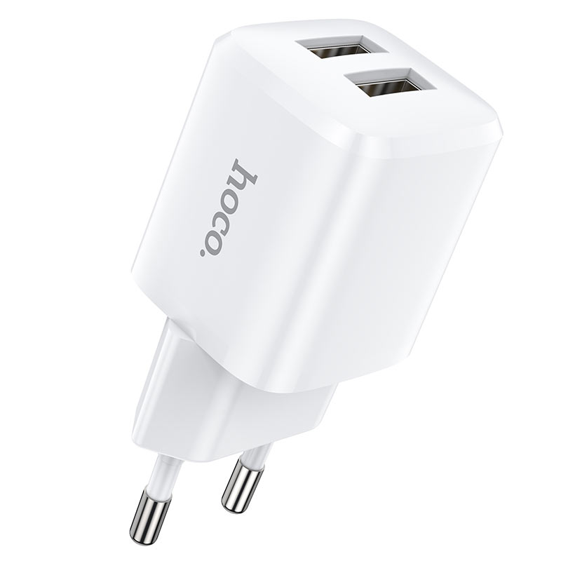 Wall charger “N8 Briar” dual port EU set with cable
