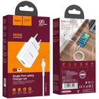 Wall charger “N9 Especial” single port EU set with cable