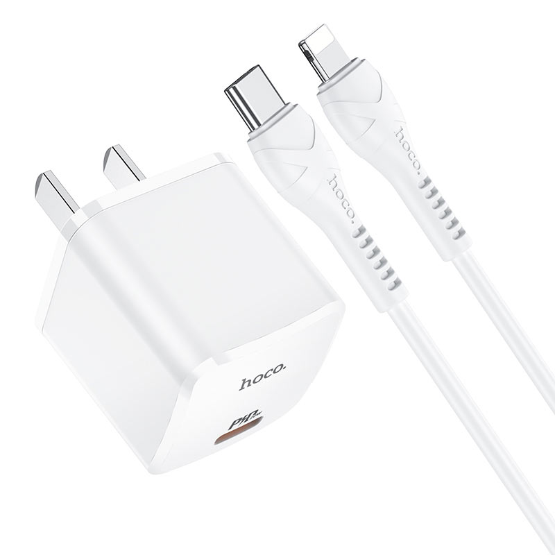 Wall charger “NC1 Atom” single port PD20W CN set with cable