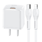 Wall charger “NC1 Atom” single port PD20W CN set with cable