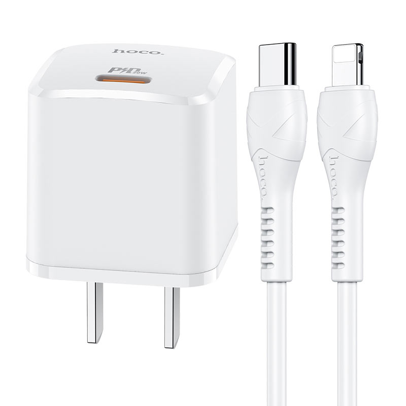 Wall charger “NC1 Atom” single port PD20W CN set with cable