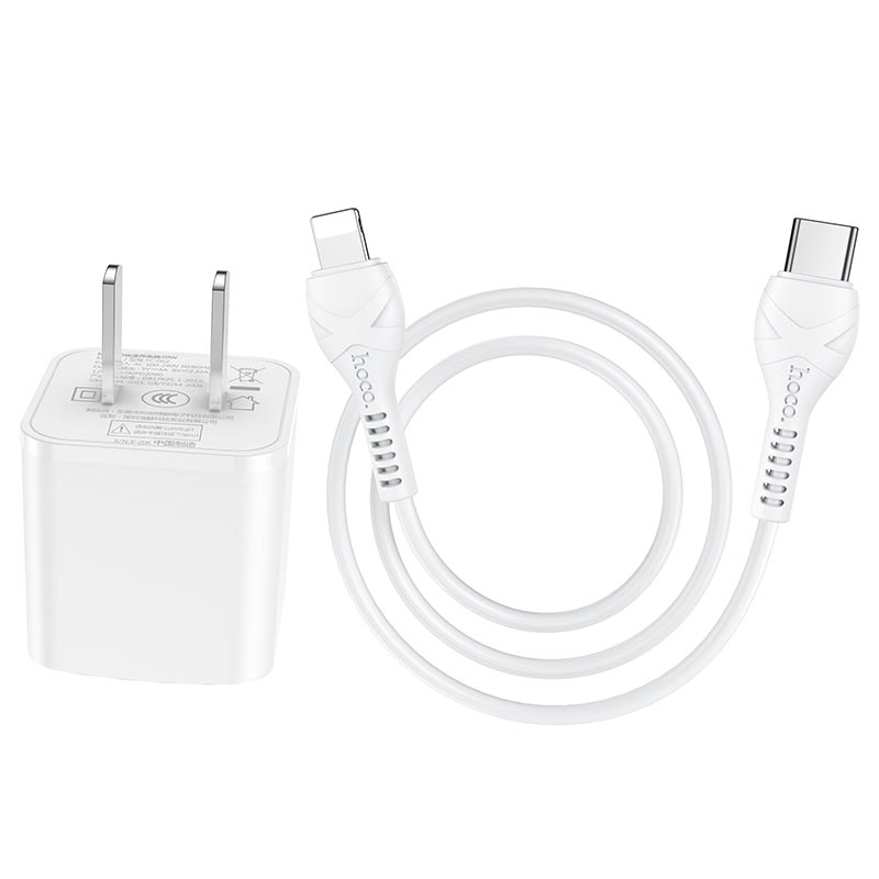 Wall charger “NC1 Atom” single port PD20W CN set with cable