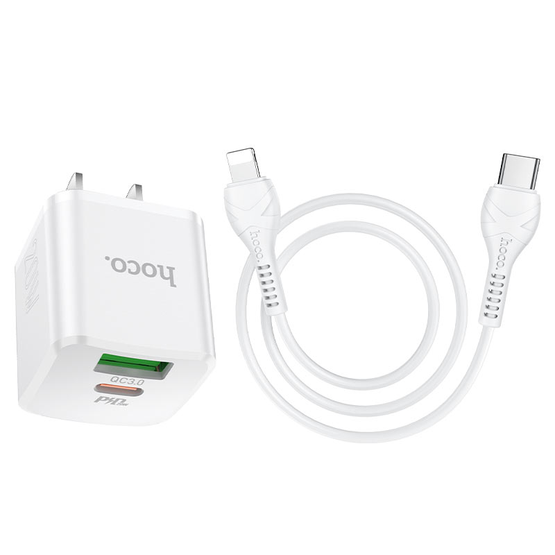 Wall charger “NC2 Meridian” PD20W + QC3.0 CN set with cable