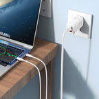 GaN wall charger “NC3 Level” 3 ports CN set with cable