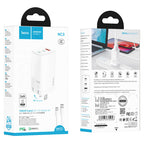 GaN wall charger “NC3 Level” 3 ports CN set with cable