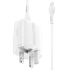 Wall charger “NK1 Superior” PD20W + QC3.0 UK set with cable