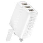 Wall charger “NK3 Excellent” 3 port UK