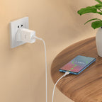 Wall charger “NK5 Seal” single port QC3.0 UK set with cable