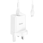 Wall charger “NK5 Seal” single port QC3.0 UK set with cable