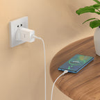 Wall charger “NK5 Seal” single port QC3.0 UK set with cable