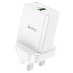Wall charger “NK5 Seal” single port QC3.0 UK set with cable