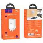 Wall charger “NK6 Rise” single port PD20W UK set with cable