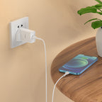Wall charger “NK6 Rise” single port PD20W UK set with cable
