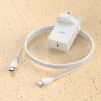 Wall charger “NK6 Rise” single port PD20W UK set with cable