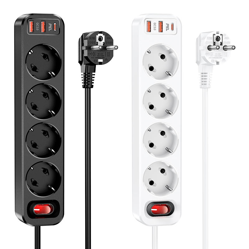 Extension socket “NS1 Aura 4-bit” PD20W EU / GER