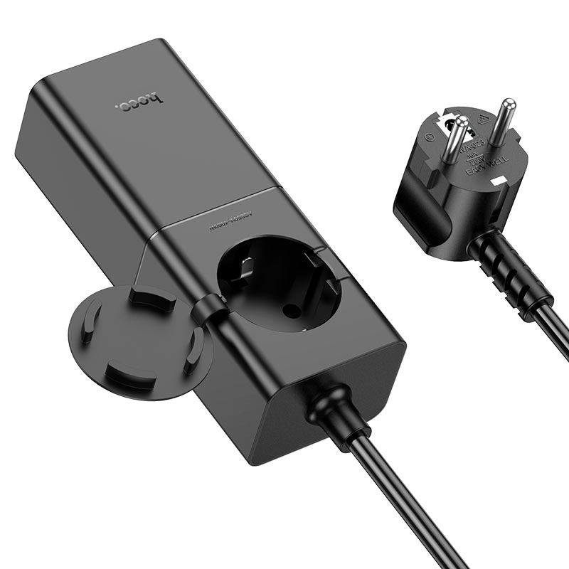 Power strip “NS4 Sharp” PD65W + QC3.0 + 1 socket EU / GER