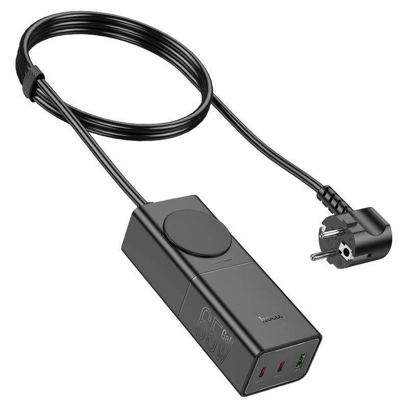 Power strip “NS4 Sharp” PD65W + QC3.0 + 1 socket EU / GER