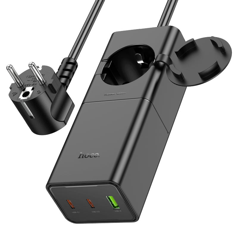 Power strip “NS4 Sharp” PD65W + QC3.0 + 1 socket EU / GER