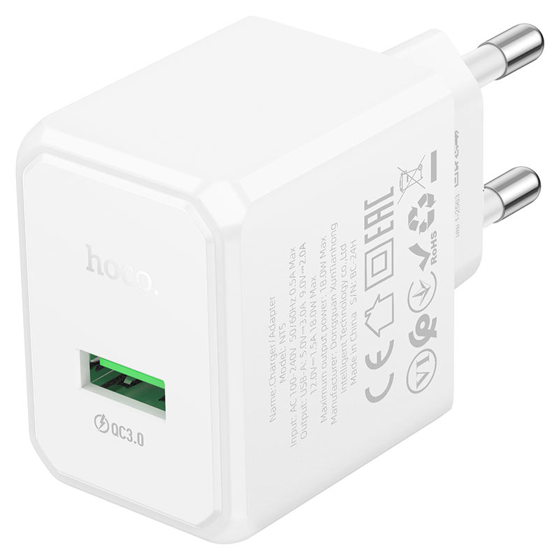 Wall charger “NT5 Superior” QC3.0 THA cable set